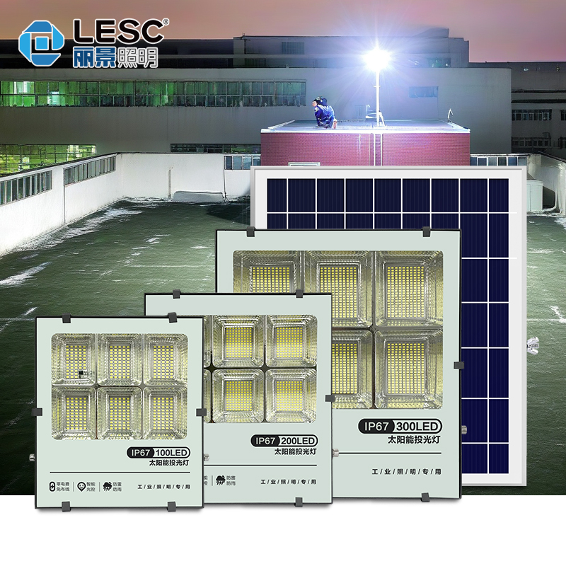 太陽能投光燈-黑金剛